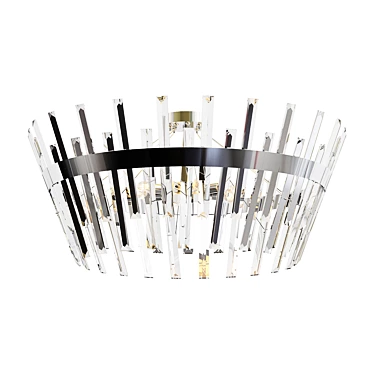 Elegant Eurosvet Steccato Chandelier 3D model image 1 