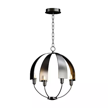 Cirque Small Chandelier: Elegant Illumination in Modern Design 3D model image 1 