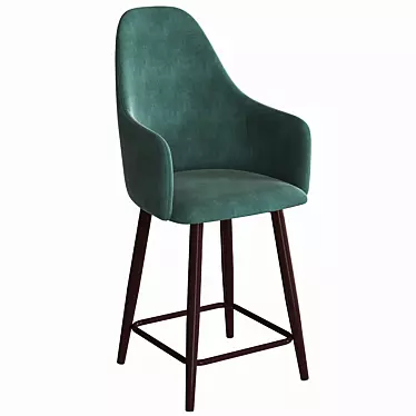 Dagny Bar Chair: Modern Elegance for Your Space 3D model image 1 