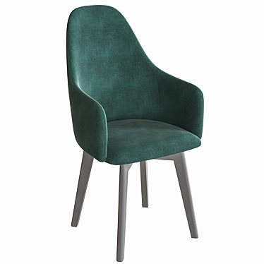 Dagny Compact Upholstered Chair 3D model image 1 