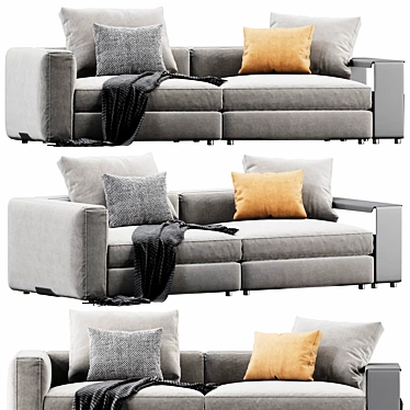 Modern Flexform Harper Sofa 3D model image 1 