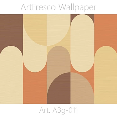 ArtFresco Seamless Wallpaper - Abstract Collection 3D model image 1 