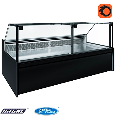 Missouri MC 120 Deli PS 130-DBM: Elite Refrigerated Display 3D model image 1 