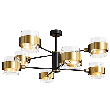 Eurosvet Arcada | Modern Loft Ceiling Chandelier 3D model image 1 