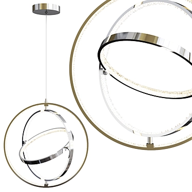 Eurosvet Tempus LED Pendant Light 3D model image 1 