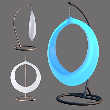  Illuminate Your Outdoors with LED Swing 3D model image 1 