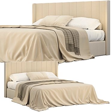 Elegant Rh Modena Vertical Bed 3D model image 1 