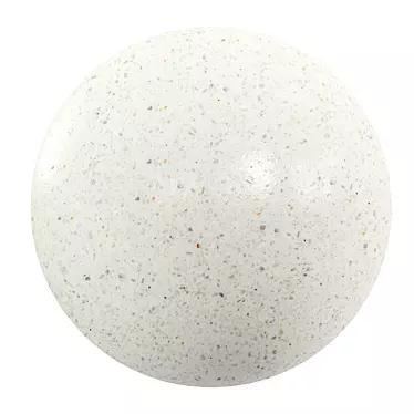 Luxury Terrazzo Marble: PBR Seamless Material 3D model image 1 