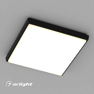 Matte Diffused LED Luminaire for Wall and Ceiling - LGD-AREA 3D model image 1 