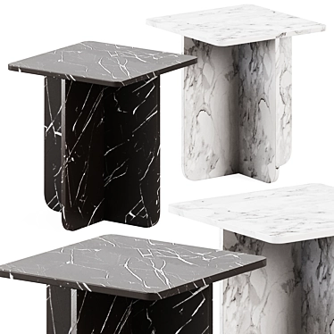 Modern Shona Side Table - Trit House 3D model image 1 
