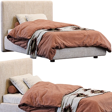Arca Bed: Sleek and Stylish Sleeping Solution 3D model image 1 