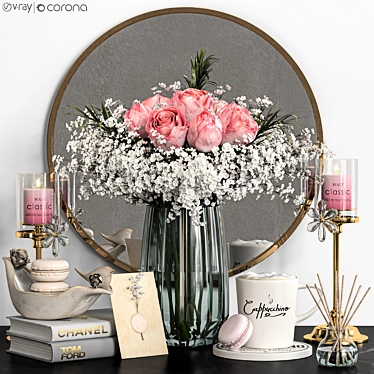 Elegant Decor Set - 2015 3D model image 1 