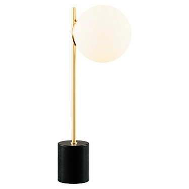 Scandi Globe Desk Lamp 3D model image 1 