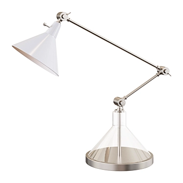 Sleek and Functional Desk Lamp 3D model image 1 