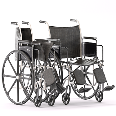 Silver Sport 2 - Foldable Wheelchair 3D model image 1 