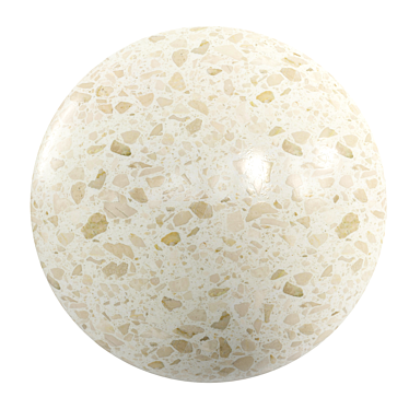 Elegant Terrazzo Marble Texture 3D model image 1 