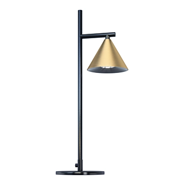 Modern Metal Table Lamp 3D model image 1 