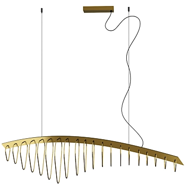 Whale MM Lampadari Pendant Light 3D model image 1 