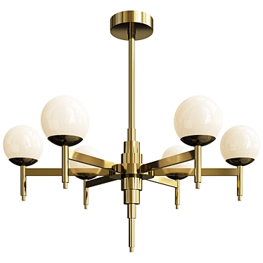 Elegant Marina Pendant Lamp 3D model image 1 