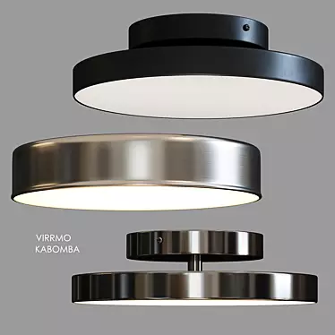 Vibrant LED Ceiling Lamp: VIRRMO KABOMBA 3D model image 1 