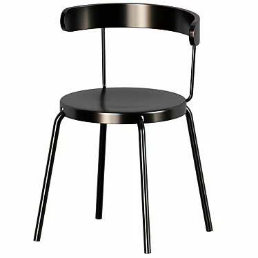  Modern Anthracite YNGVAR Chair 3D model image 1 