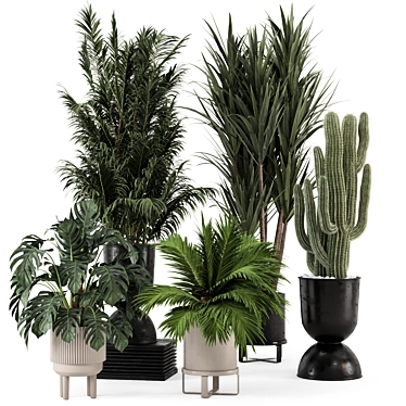 Nature's Charm: Ferm Living Bau Pot Large - Set 461 3D model image 1 