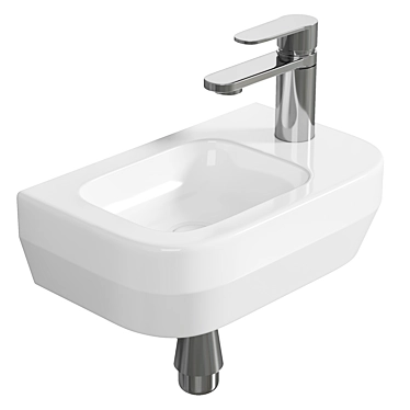 Duravit DuraStyle 360mm Wall Hung Handrinse Basin 3D model image 1 