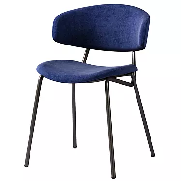 Sophia Padded Chair: Modern Comfort for your Space 3D model image 1 
