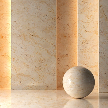 Beige Marble Texture Pack 3D model image 1 