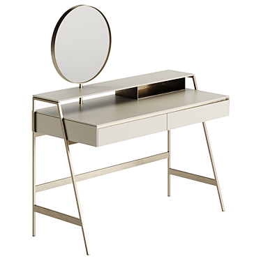 Gallotti&Radice Venere Lite: Elegant Console with 2 Drawers 3D model image 1 