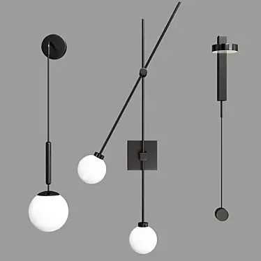 Modern Wall Lamps 3D model image 1 