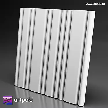 OM 3D Panel STEP: Premium Gypsum 600x600mm 3D model image 1 