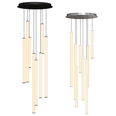 Sleek Caden LED Pendant: Modern Atmosphere 3D model image 1 