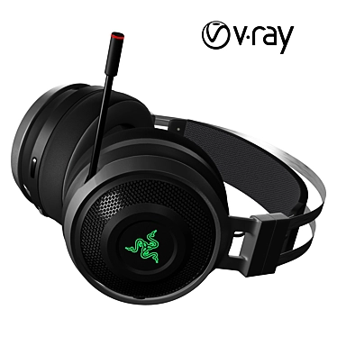 Razer Nari Ultimate: Immersive Gaming Headphones 3D model image 1 