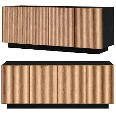 Elegant Garda Sideboard 3D model image 1 