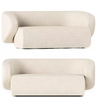 Sleek Swell Sofa: Modern Design 3D model image 1 