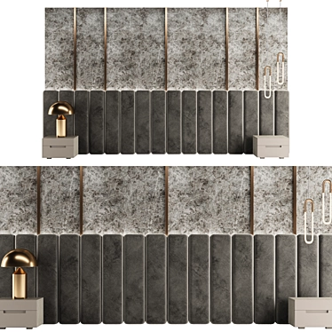 wall panel with headboard