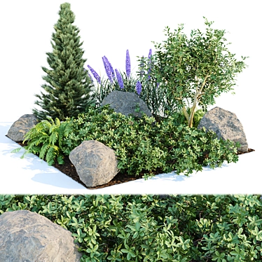 Garden Plants Vol. 69: Stunning Collection 3D model image 1 