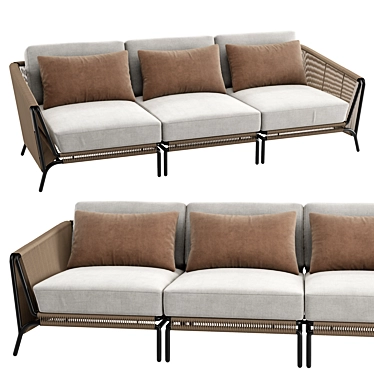 Holly Hunt Salamander Sectional 3-seat