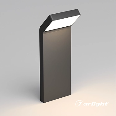 Title: Elegant Outdoor LED Luminaire 3D model image 1 