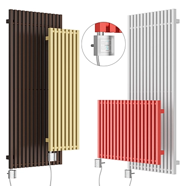 Triga Terma | Electric Radiator - Maximizing Space and Functionality 3D model image 1 