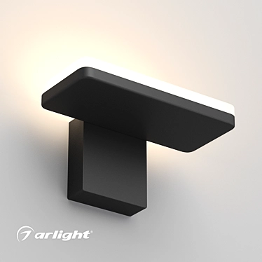 Title: Elegant Wall Luminaire for Architectural Lighting 3D model image 1 