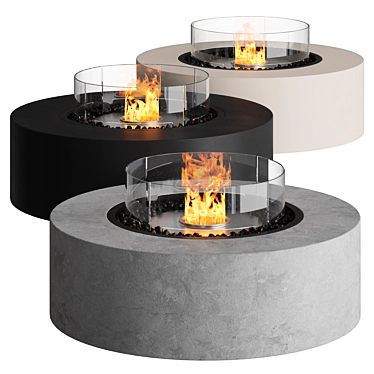 EcoSmart Base | Multifunctional Fire Pit Coffee Table 3D model image 1 