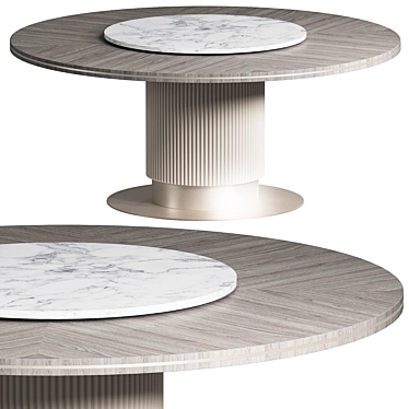 CIPRIANI Round Dining Table 3D model image 1 