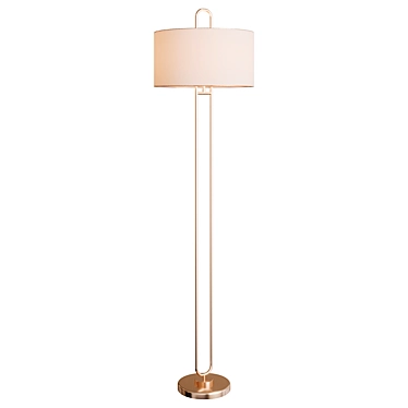 Title: Elegant Abbotsford Floor Lamp 3D model image 1 