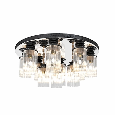 Elegant Kristina Ceiling Chandelier 3D model image 1 