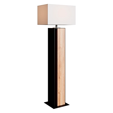 Modern Industrial Floor Lamp 3D model image 1 