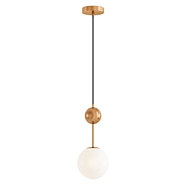 Elegant Born Pendant Light 3D model image 1 