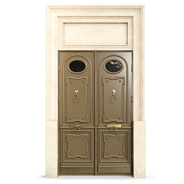 Classic 3D Max 2013 Door 3D model image 1 