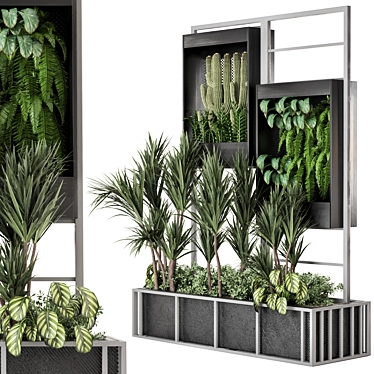 Indoor Garden Bush & Tree Set 3D model image 1 